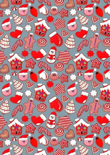 PAPEL REGALO BOBINA BK.31x80 NAVIDAD