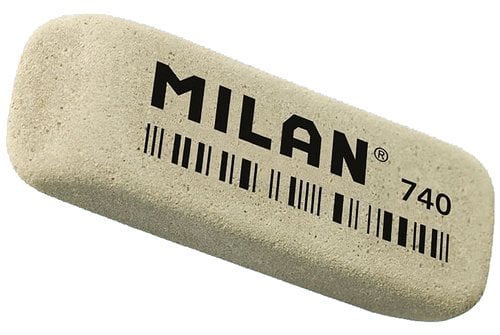 GOMA BORRAR MILAN 740 GRIS C.40