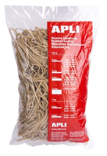 GOMAS ELAST.APLI BOLSA 1 Kg 200x3 mm