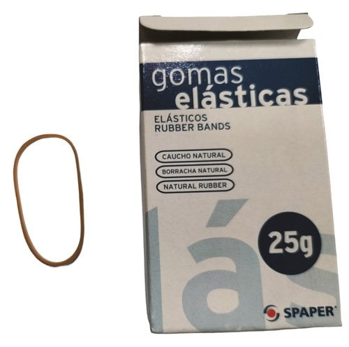 GOMAS ELAST.SPAPER Cj. 25 gr 60 mm