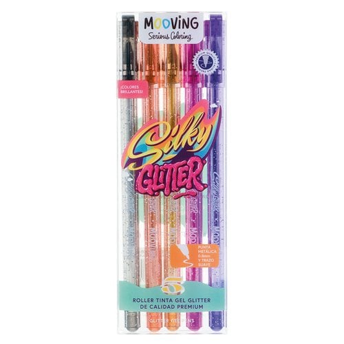ROLLER MOOVING GEL COLORES GLITTER B/5