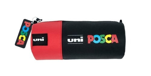 PORTATODO UNI-POSCA TELA ROJO