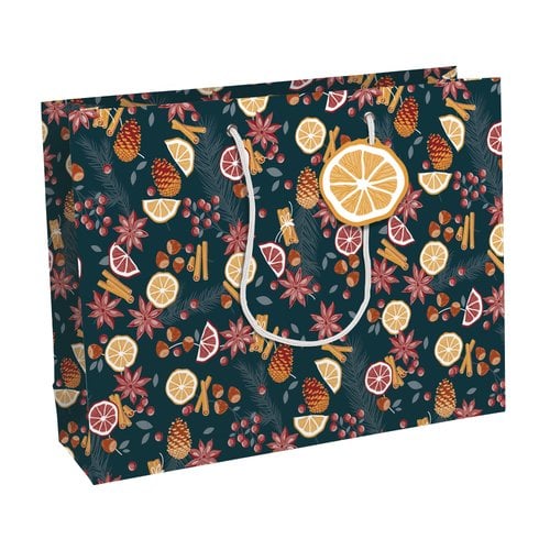 BOLSA PAPEL KRAFT 37x27 CITRICOS P/6