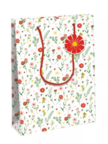 BOLSA PAPEL EXCELLIA 33x27 AMOR P/6