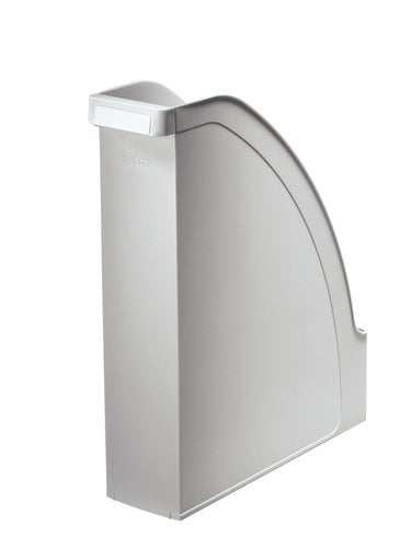 REVISTERO PLASTICO LEITZ PLUS A4 OP.GRIS