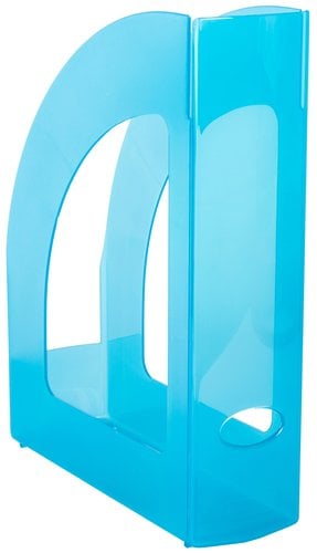 RETRAZ REVISTERO PLASTICO TRASL.AZUL