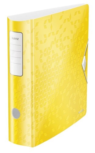 ARCHIVADOR LEITZ WOW A4 180º 80mm AMARIL