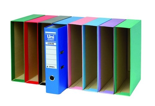 CAJA ARCHIV.UNISYSTEM Fº 86mm NEGRO