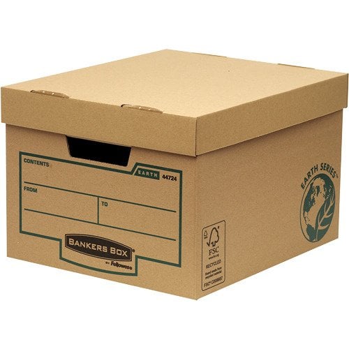 CONTENEDOR FELLOWES MARRON