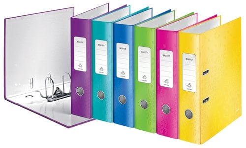 ARCHIVADOR LEITZ WOW A4 180º 80mm SURTID