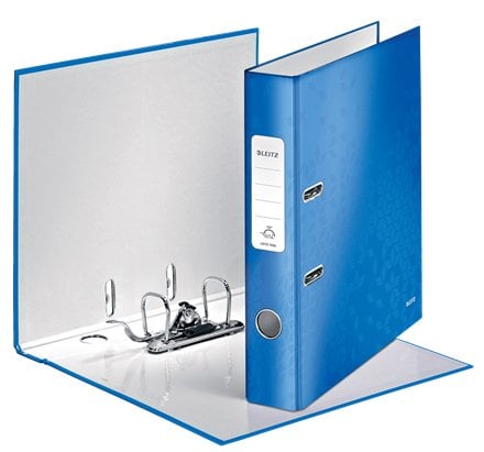 ARCHIVADOR LEITZ WOW A4 180º 50mm AZUL