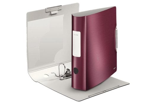 ARCHIVADOR LEITZ STYLE A4 180º 75mm ROJO
