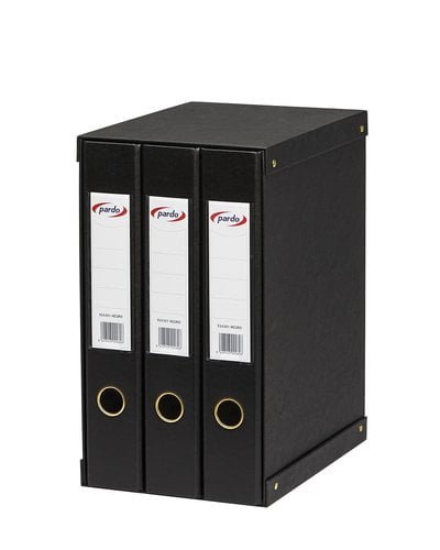 MODULO ARCHIVAD.PARDO FOR.PVC 3 Fº NEGRO