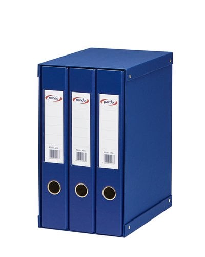 MODULO ARCHIVAD.PARDO FOR.PVC 3 Fº AZUL
