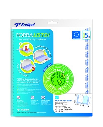 FORRO AJUST.SADIPAL 28x52 BLISTER 5