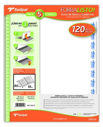 FORRO AJUST.SADIPAL 28,5x55 PVC B/5