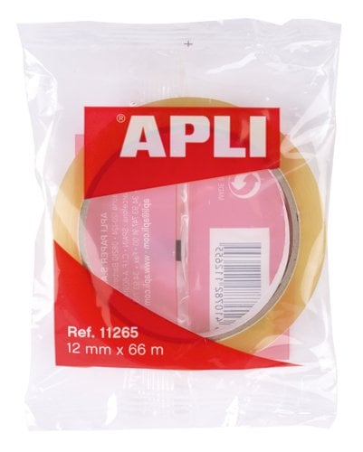 CINTA ADHESIVA APLI TRANSP. 66x12