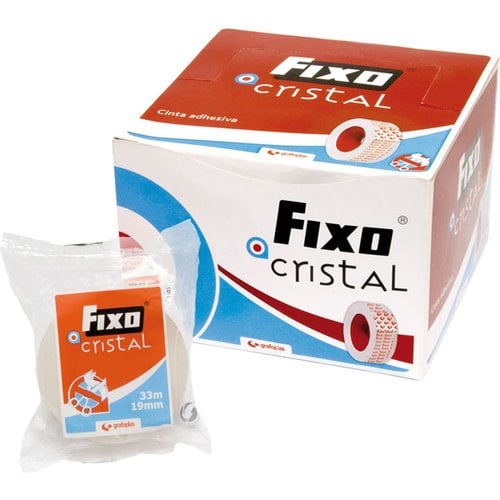 CINTA ADHESIVA FIXO CRISTAL 33x19