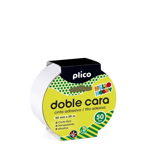 CINTA DOBLE CARA PLICO 20x50 MAX.ANCH.