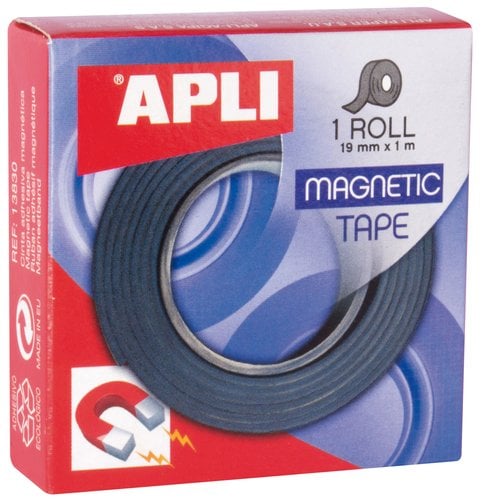 CINTA ADHESIVA APLI MAGNETICA 1m x19 mm