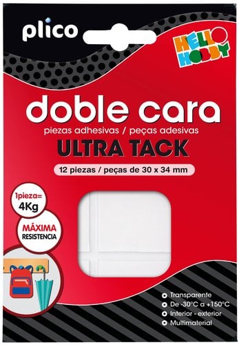 CINTA DOBLE CARA PLICO 30x34 ULTRA TACK