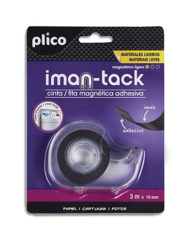 CINTA ADHESIVA PLICO MAGNETICA 3m x19 mm