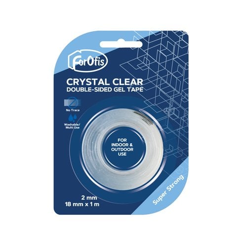CINTA DOBLE CARA FOROFIS GEL 2m x18mm