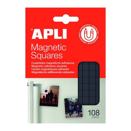 CUAD. MAG. APLI ADHESIVA 10x10mm E/108