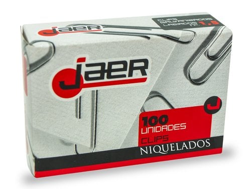 CLIP JAER Nº1,5 (26 mm) LAB.NIQ.Cj.100
