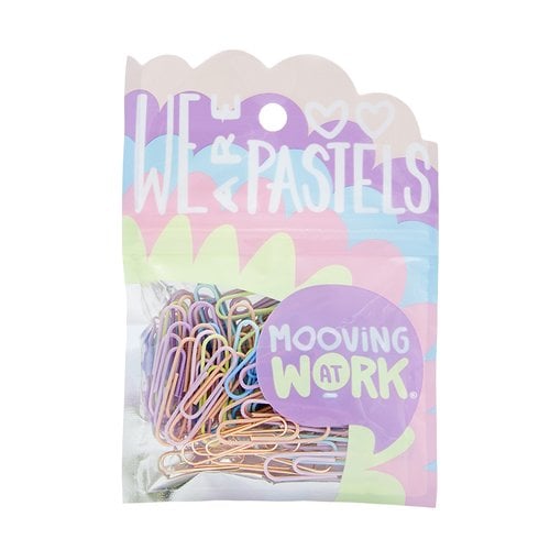 CLIP COLOR MOOVING PASTEL 33mm B/60