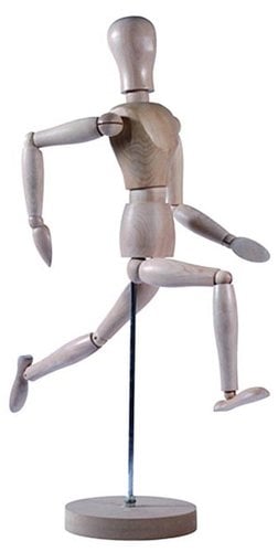 MANIQUI PINTURA MASCULINO 30 cm