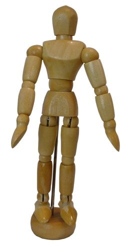 MANIQUI PINTURA MASCULINO 14 cm