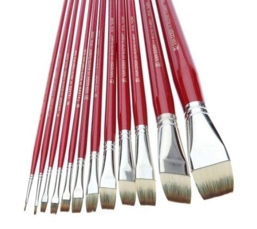 PINCEL VAN GOGH LARGO ROJO OLEO 278/00