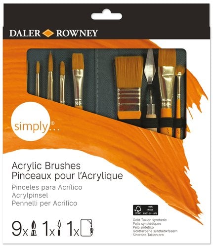 PINCEL DALER ROWNEY ACRILICO EST.10