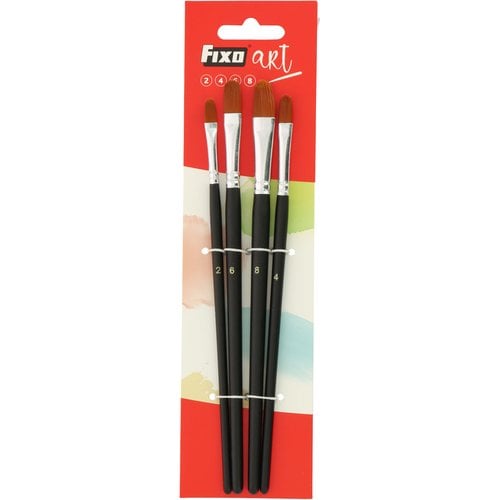 PINCEL FIXOART SET de 4 (Nº 2- 4-6-8)