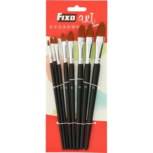 PINCEL FIXOART SET de 8 (Nº 0-14)