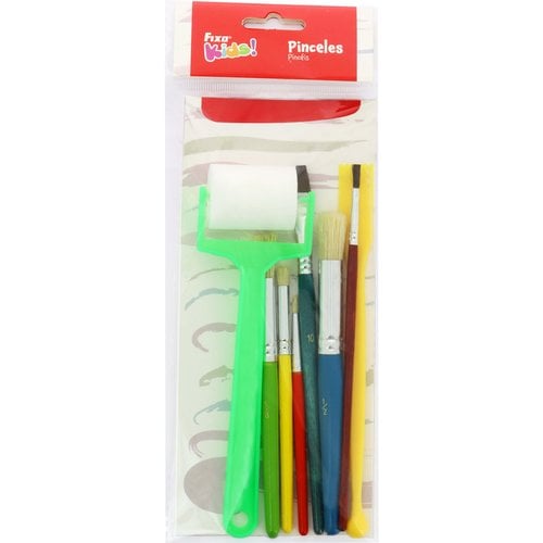 PINCEL FIXOKIDS SET de 8
