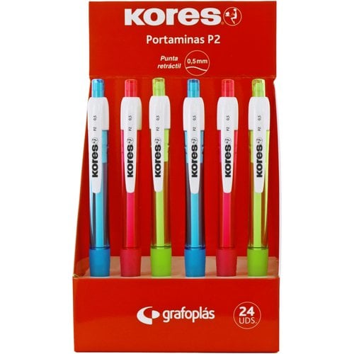 PORTAMINAS KORES 0,5 SURTIDO