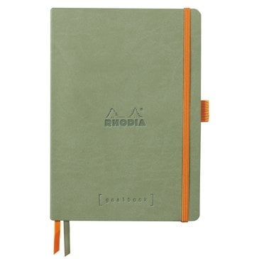 CUADERNO RHODIA CELADON A5 120h DOTS