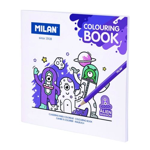 CUAD. COLOREAR MILAN ALIEN INVASION