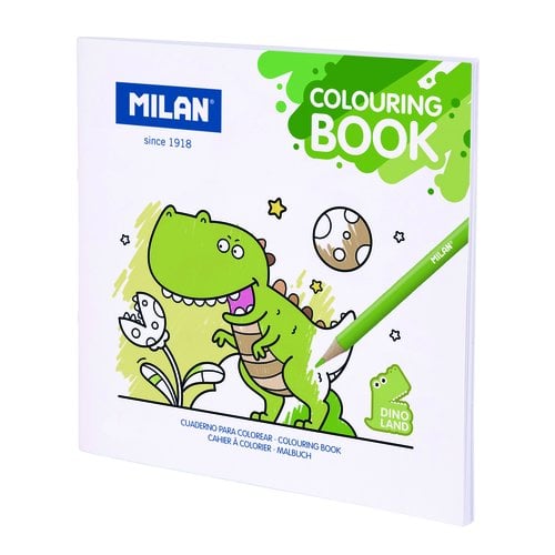 CUAD. COLOREAR MILAN DINO LAND