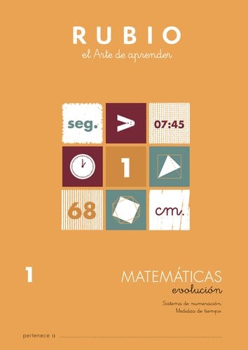 CUADERNO RUBIO A4 MATEMATIC. EVOLUCION 1