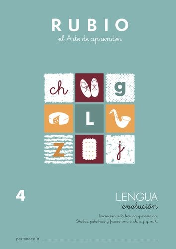 CUADERNO RUBIO A4 LENGUA EVOLUCION 4