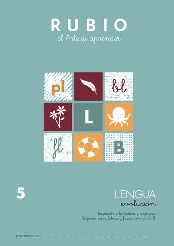CUADERNO RUBIO A4 LENGUA EVOLUCION 5