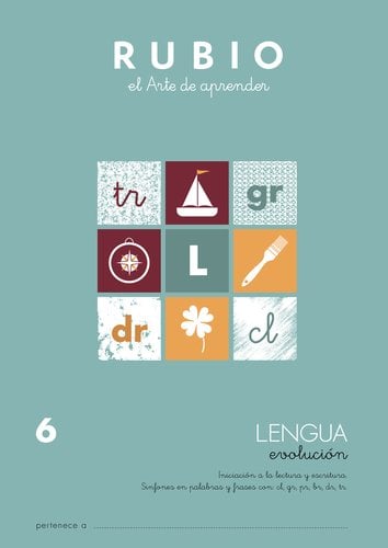 CUADERNO RUBIO A4 LENGUA EVOLUCION 6