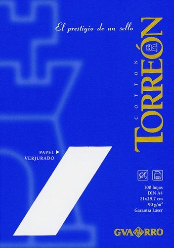 PAPEL VERJUR.A4 TORREON 90g 100h BLANC