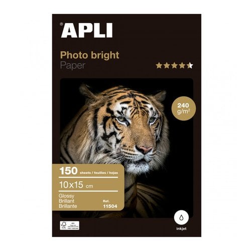 P.INKJET APLI FOTO 10x15 240g 100+50h GL