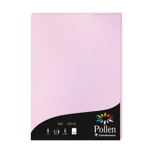 PAPEL CLAIREFONTAINE POLLEN A4 50h LILA