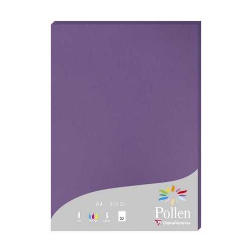 PAPEL CLAIREFONTAINE POLLEN A4 25h VIOLE