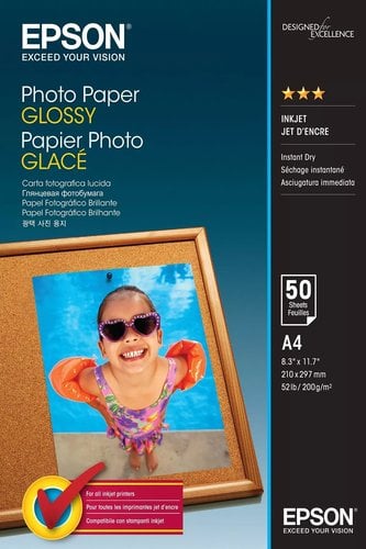 P.INKJET EPSON FOTO A4 200g 50h GLOSSY